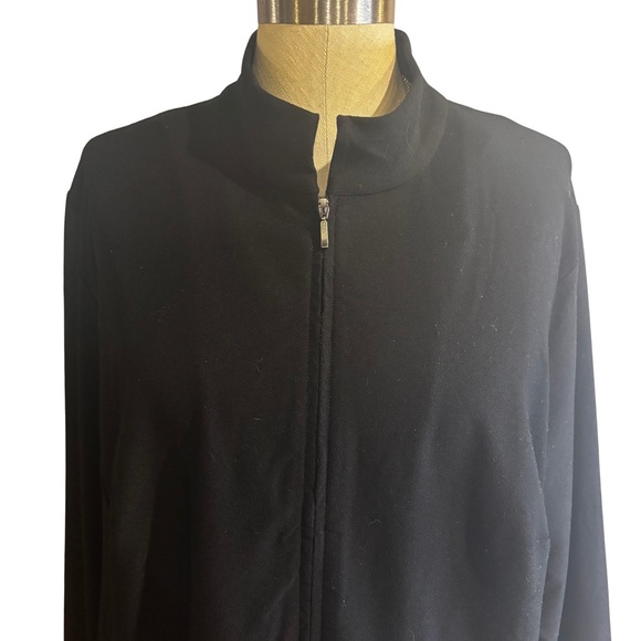 Eileen Fisher Classic Black Jacket.wc1088 - Picture 2 of 10